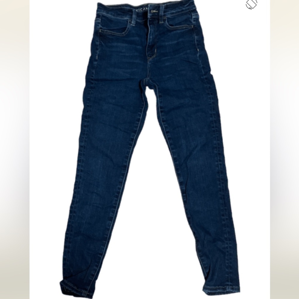 Abercrombie Dark Wash Next Level Stretch Jegging Size 4 Short